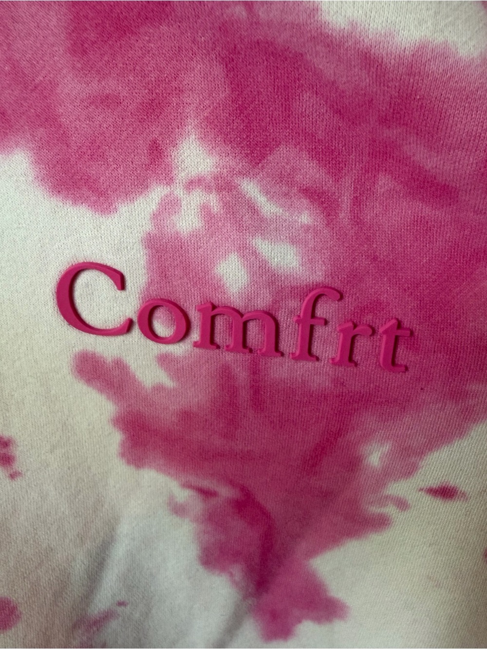 Comfrt Minimalist Hoodie size L Strawberry Swirl - Picture 4 of 6